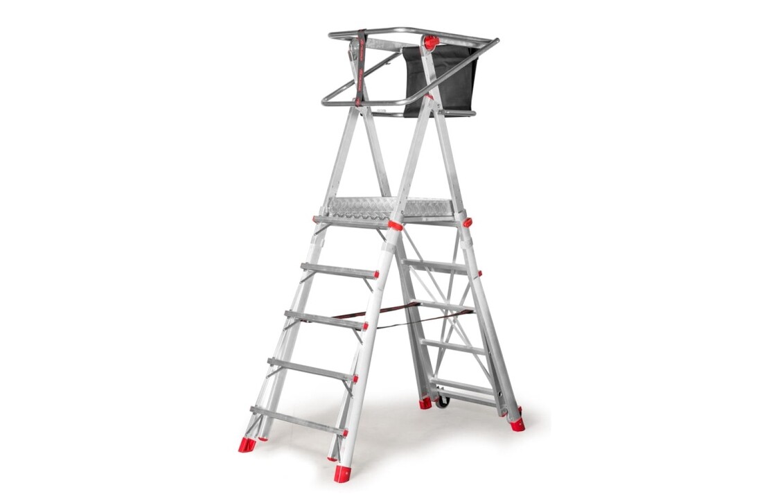 Faraone PLS 5 magazijnladder met één toegang - mobiel