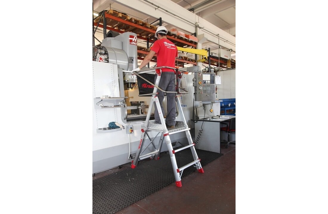 Faraone PLS 5 magazijnladder met één toegang - mobiel