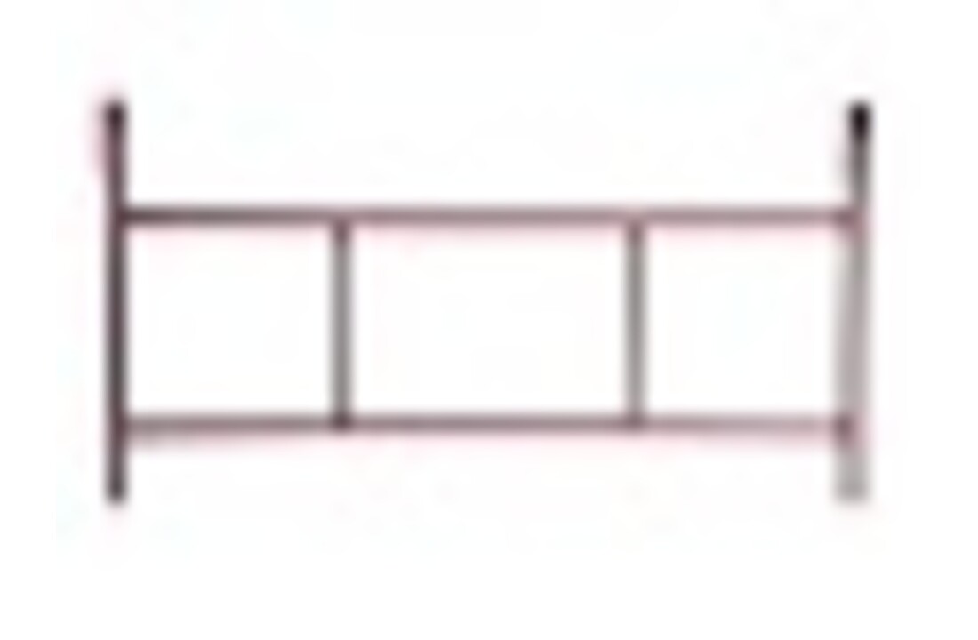 Warschau steiger set 22 frames, 9.7m werkhoogte, geverfd