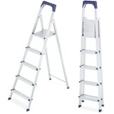 HIGHER S11 huishoudladder, 5 treden, enkelzijdig