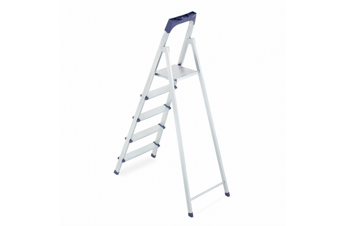 HIGHER S11 huishoudladder, 5 treden, enkelzijdig