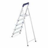 HIGHER S11 huishoudladder, 5 treden, enkelzijdig