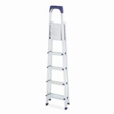 HIGHER S11 huishoudladder, 5 treden, enkelzijdig