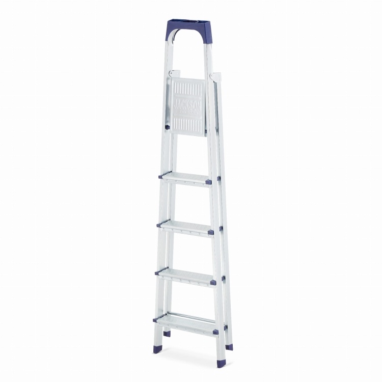 HIGHER S11 huishoudladder, 5 treden, enkelzijdig