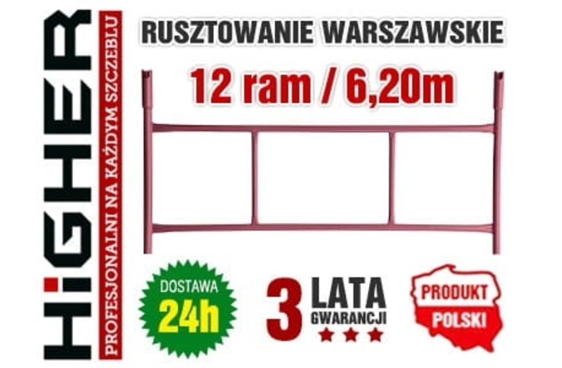 Warschau Steiger Set 18 Frames - Gelakt