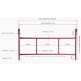 Warschau Steiger Set 18 Frames - Gelakt