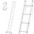 ALOSS 1-delige opbouwladder 3,13m - 11 sporten