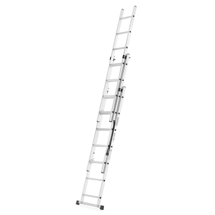 HIGHER Multifunctionele Aluminium Ladder 3x7, 5,60m, 150kg + Haak