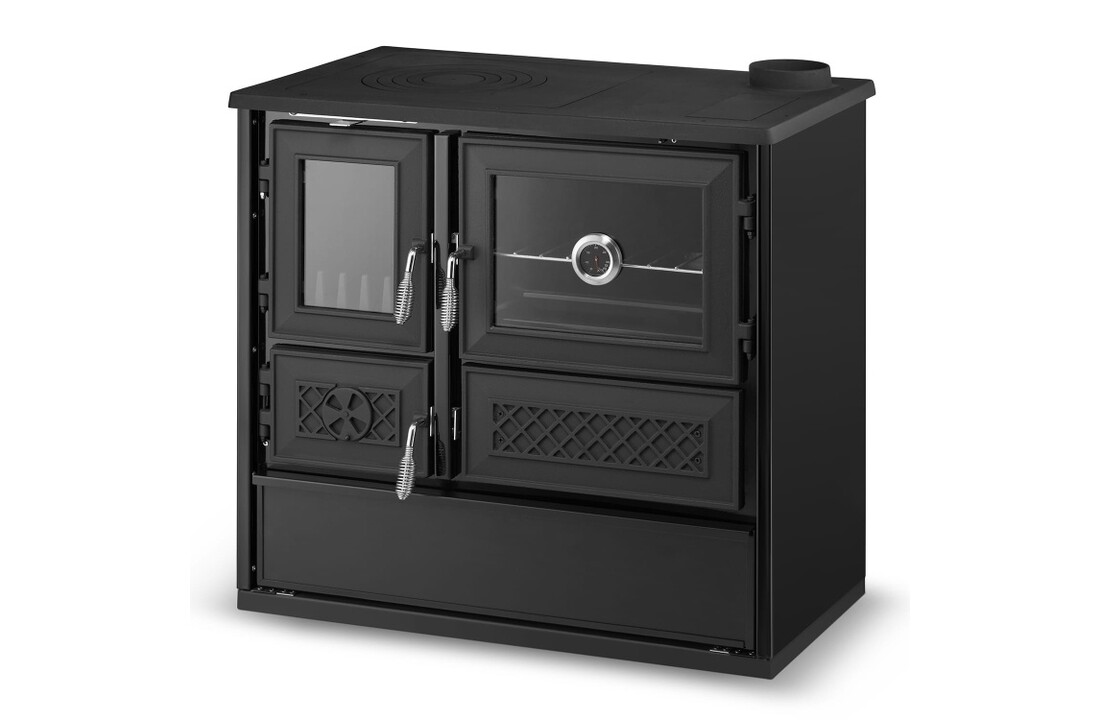 Houtkachel BELLA 802 Zwart - 9kW - 120m²