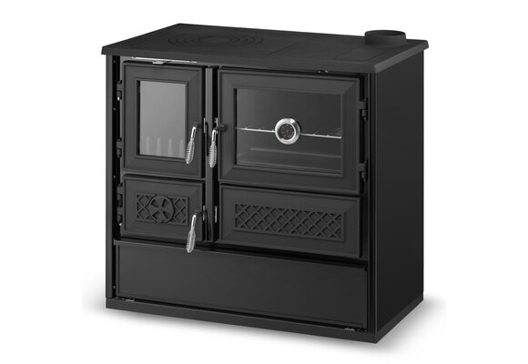 Houtkachel BELLA 802 Zwart - 9kW - 120m²