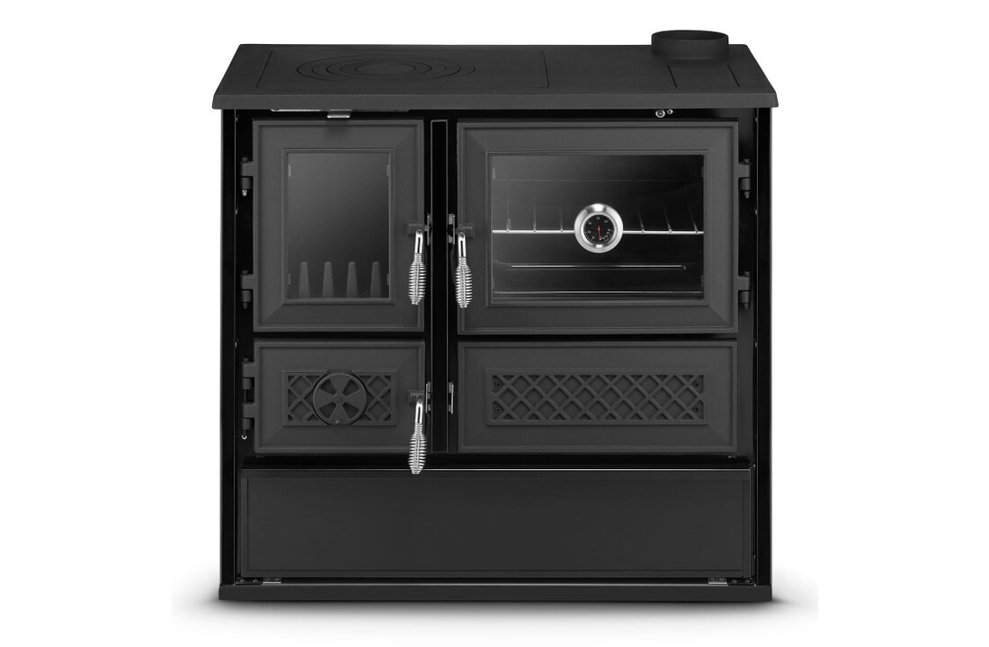 Houtkachel BELLA 802 Zwart - 9kW - 120m²