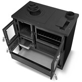 Houtkachel BELLA 802 Zwart - 9kW - 120m²