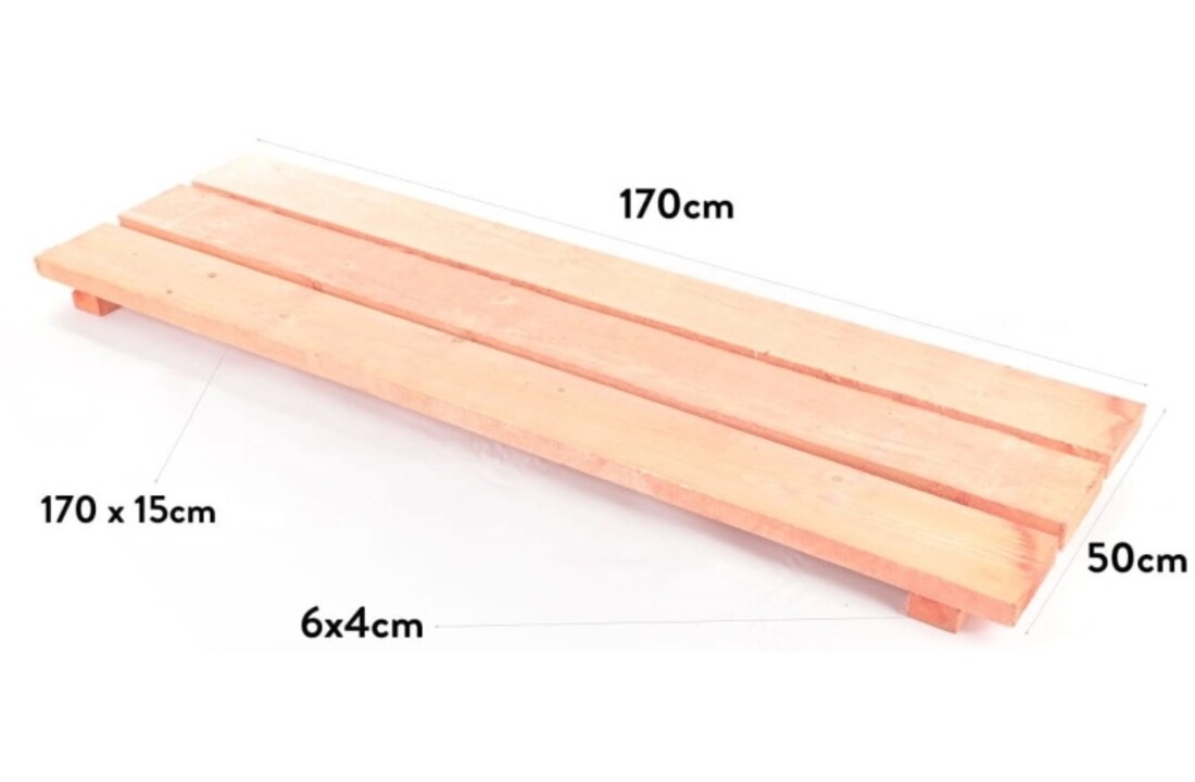 Houten Werkplatform 0,5 x 1,7 m