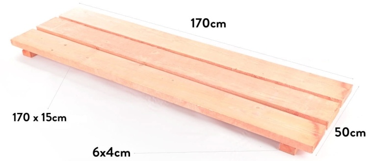 Houten Werkplatform 0,5 x 1,7 m