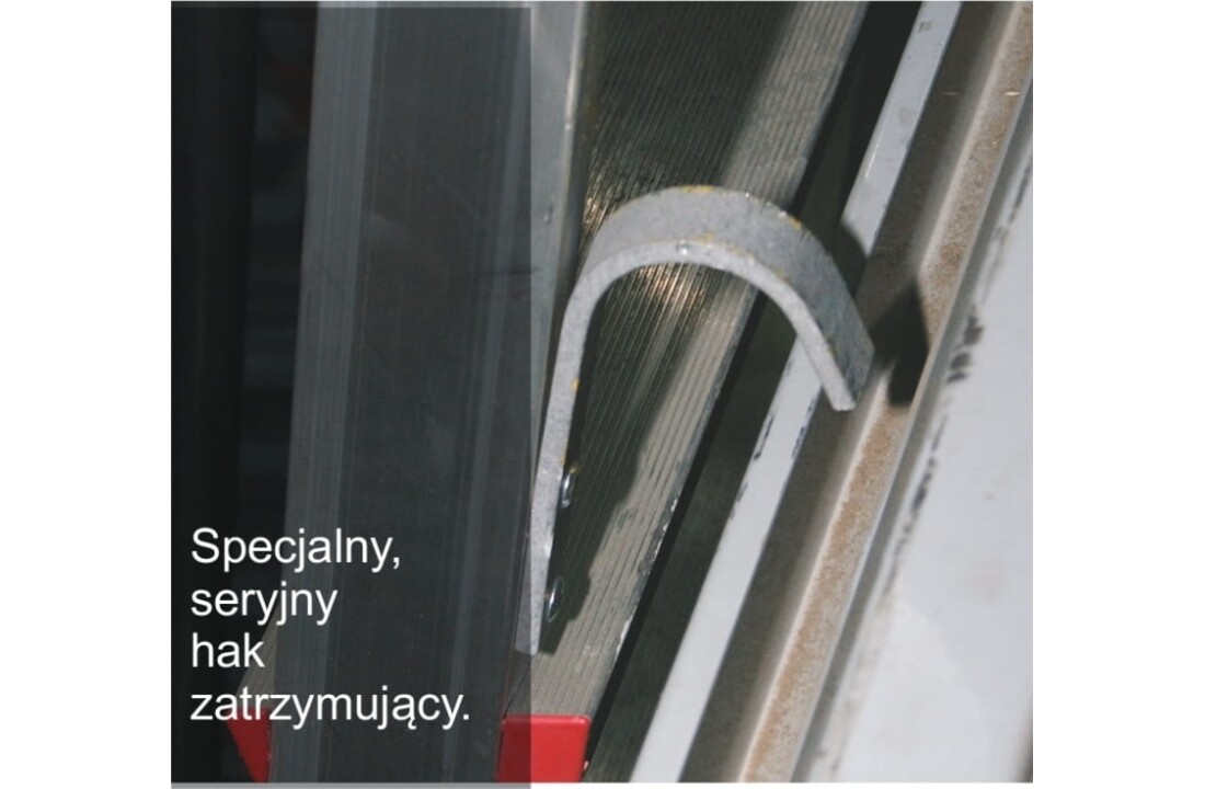 Faraone SAS 350 aluminium trap met leuningen, 3,5 m