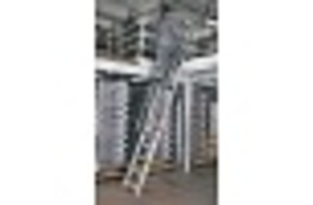 Faraone SAS 350 aluminium trap met leuningen, 3,5 m