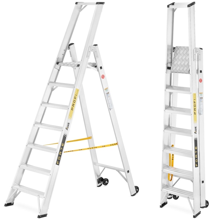 ALOSS 9307 Montage Ladder - Werkhoogte 3,48 m