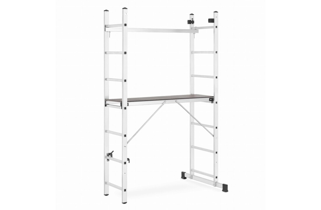 Steiger/Ladder HIGHER 2x7 Alum. Werkplatform 150kg