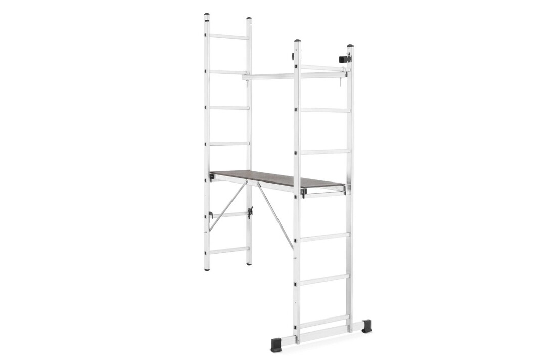 Steiger/Ladder HIGHER 2x7 Alum. Werkplatform 150kg