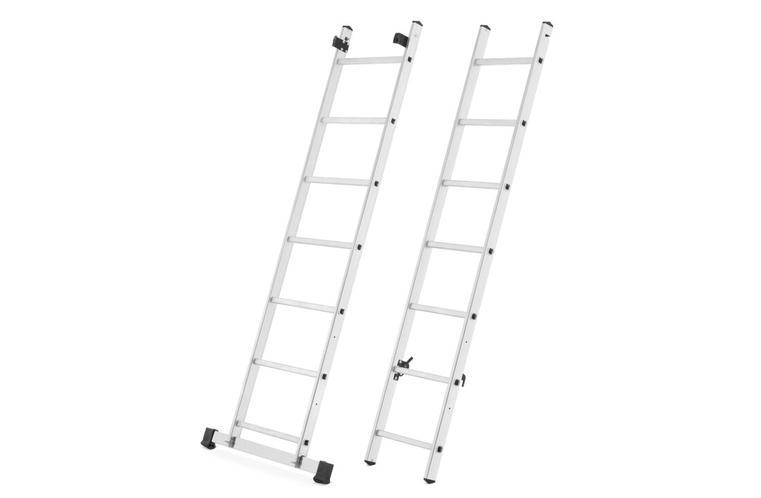 Steiger/Ladder HIGHER 2x7 Alum. Werkplatform 150kg