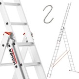 HIGHER 3x14 PRO aluminium multifunctionele ladder - 10,51m