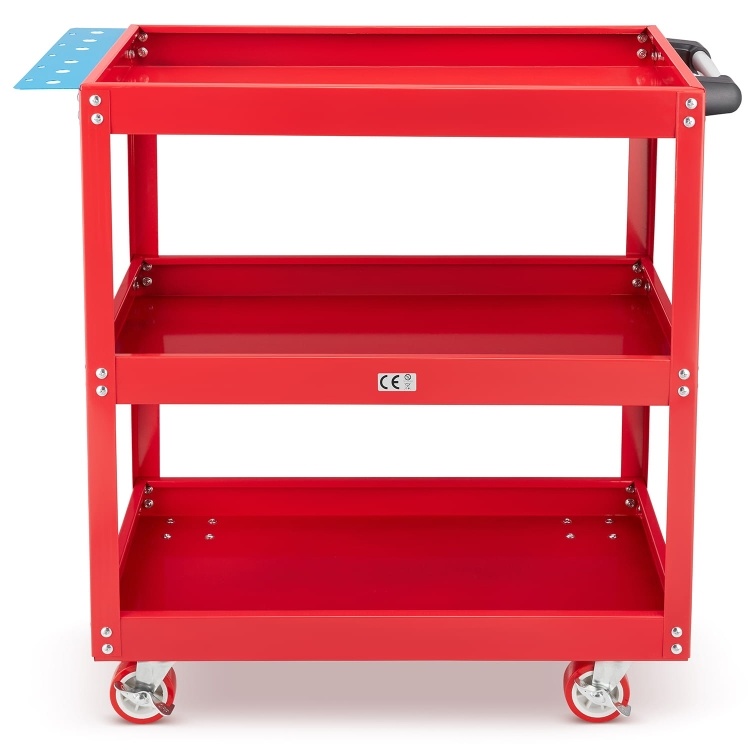 Werkplaatswagen met wielen - 3 schappen - 75×35×78 cm
