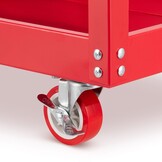 Werkplaatswagen met wielen - 3 schappen - 75×35×78 cm