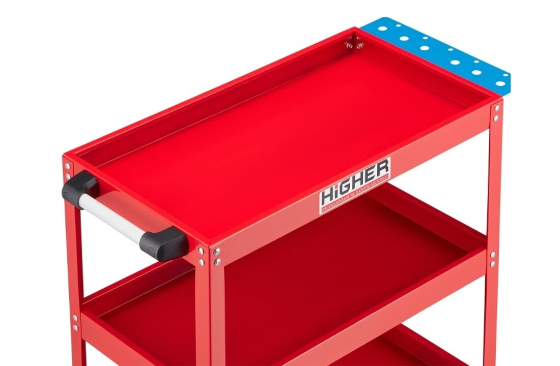 Werkplaatswagen met wielen - 3 schappen - 75×35×78 cm