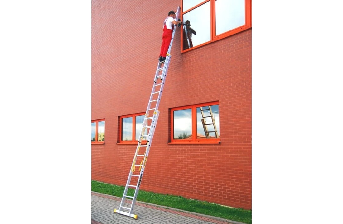 ALVE FORTE PROFI PLUS 3x10 Multifunctionele Aluminium Ladder