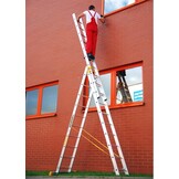 ALVE FORTE PROFI PLUS 3x10 Multifunctionele Aluminium Ladder