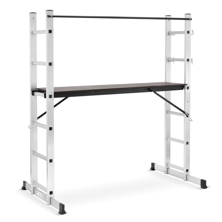 HIGHER Aluminium Steigerladder 3-in-1 Werkplatform 2x6