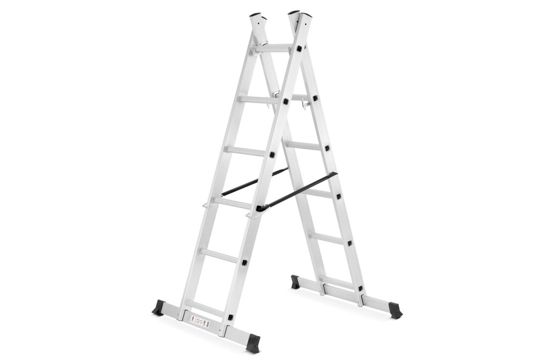 HIGHER Aluminium Steigerladder 3-in-1 Werkplatform 2x6