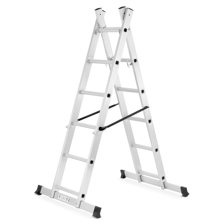 HIGHER Aluminium Steigerladder 3-in-1 Werkplatform 2x6