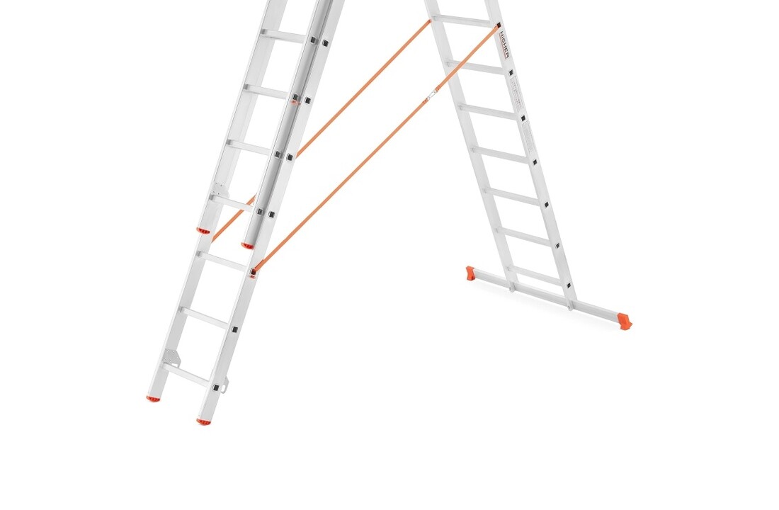HIGHER Professionele Multifunctionele Aluminium Ladder 3x15 S-7315