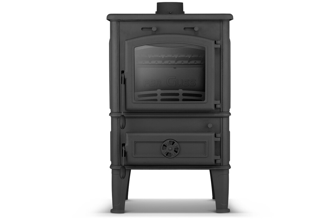 Gietijzeren Kachel FERGUSS LUX / MAGMA 10,2 kW Eko Projekt 2022