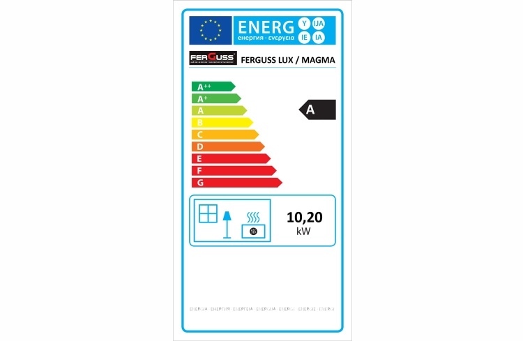 Houtkachel - 10,2 kW - vrijstaand - gietijzer -  FERGUSS LUX