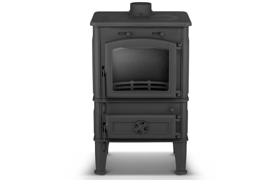 Gietijzeren Kachel FERGUSS LUX / MAGMA 10,2 kW Eko Projekt 2022