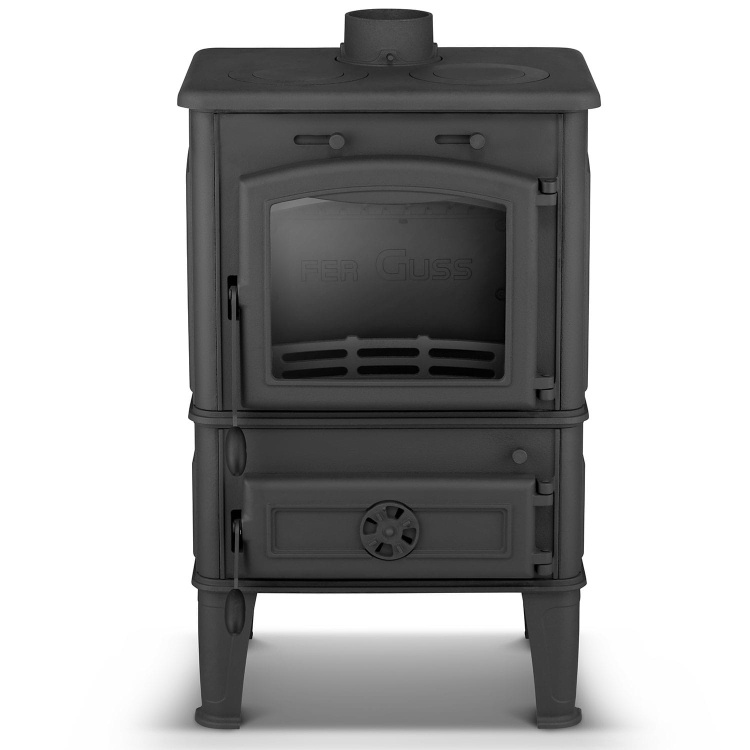 Houtkachel - 10,2 kW - vrijstaand - gietijzer -  FERGUSS LUX