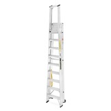 Magazijntrap - 9 treden + platform - 3,90 m - met wielen