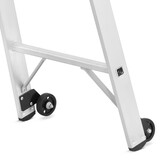 Magazijntrap - 9 treden + platform - 3,90 m - met wielen