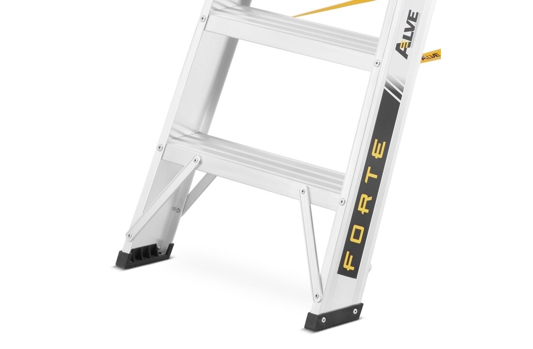 ALOSS montageladder 9309 – Werkhoogte 3,90 m – 1x9 treden