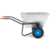 HIGHER Dubbelwielige Kruiwagen 250L / 420kg Verzinkt