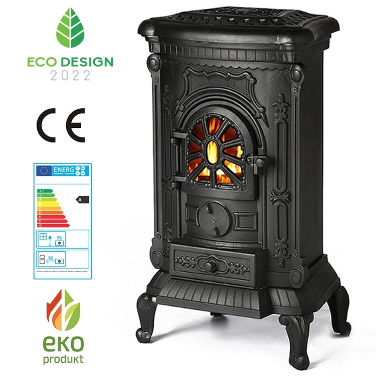 KAWMET P9 Gietijzeren Kachel 8 kW EkoProjekt 2022