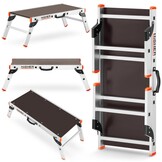 Werkplatform 125x45 cm - aluminium - 2,36 m - max. 150 kg