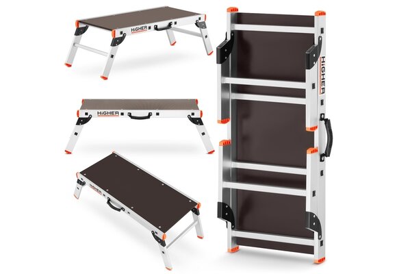 HIGHER Werkplatform Aluminium Opvouwbaar 2,36m