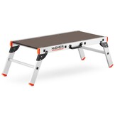 Werkplatform 125x45 cm - aluminium - 2,36 m - max. 150 kg