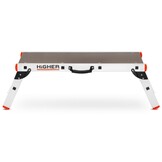 Werkplatform 125x45 cm - aluminium - 2,36 m - max. 150 kg