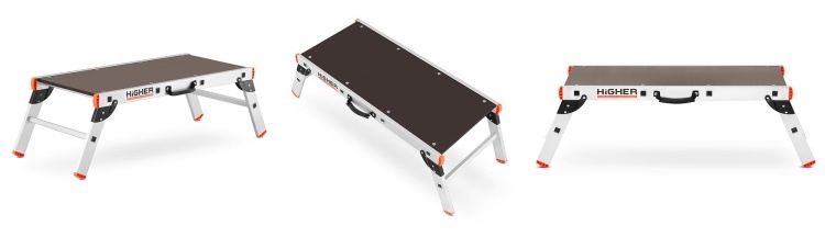 HIGHER Werkplatform Aluminium Opvouwbaar 2,36m