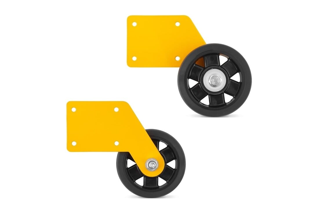 Wielen voor bordestrap - 2 stuks - Ø80 mm - met lagers