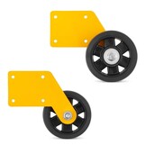 Wielen voor bordestrap - 2 stuks - Ø80 mm - met lagers